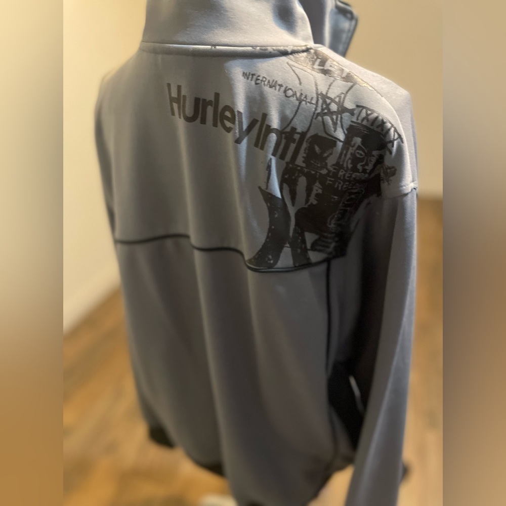 XL Gray Hurley Zip-up